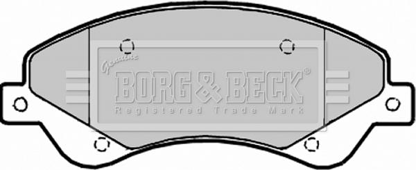 Borg & Beck BBP1965 - Brake Pad Set, disc brake autospares.lv