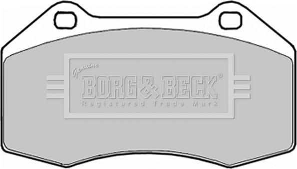 Borg & Beck BBP1909 - Brake Pad Set, disc brake autospares.lv