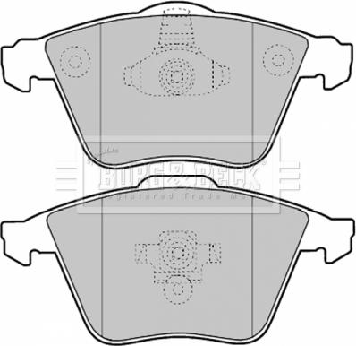 Borg & Beck BBP1903 - Brake Pad Set, disc brake autospares.lv