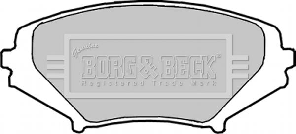 Borg & Beck BBP1915 - Brake Pad Set, disc brake autospares.lv