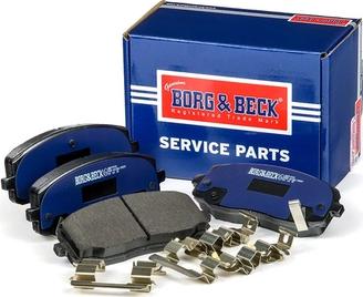 Borg & Beck BBP1910 - Brake Pad Set, disc brake autospares.lv