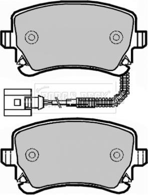 Motaquip VXL1172 - Brake Pad Set, disc brake autospares.lv