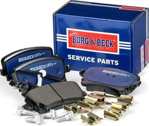 Borg & Beck BBP1930 - Brake Pad Set, disc brake autospares.lv