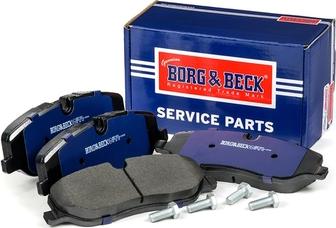 Borg & Beck BBP1929 - Brake Pad Set, disc brake autospares.lv