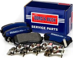 Borg & Beck BBP1924 - Brake Pad Set, disc brake autospares.lv