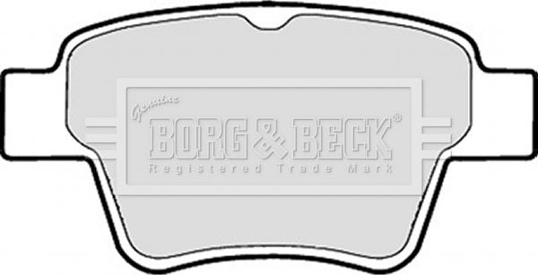 Borg & Beck BBP1920 - Brake Pad Set, disc brake autospares.lv