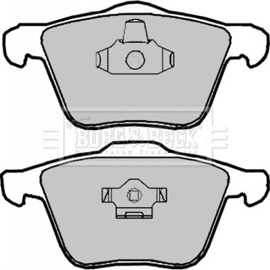 Borg & Beck BBP1928 - Brake Pad Set, disc brake autospares.lv