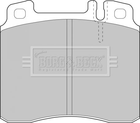 Borg & Beck BBP1464 - Brake Pad Set, disc brake autospares.lv