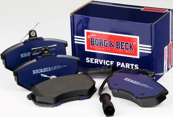 Borg & Beck BBP1406 - Brake Pad Set, disc brake autospares.lv