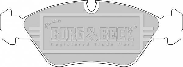 Borg & Beck BBP1412 - Brake Pad Set, disc brake autospares.lv