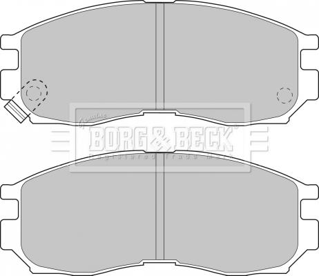 Borg & Beck BBP1484 - Brake Pad Set, disc brake autospares.lv