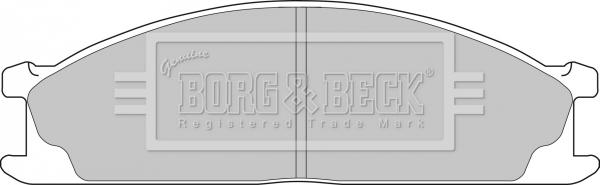 Borg & Beck BBP1486 - Brake Pad Set, disc brake autospares.lv