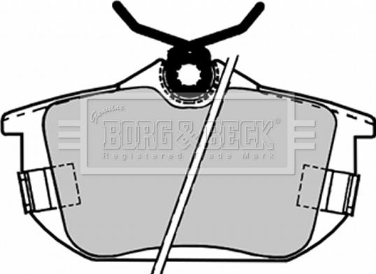 Borg & Beck BBP1488 - Brake Pad Set, disc brake autospares.lv