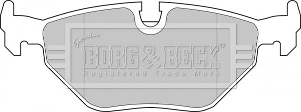 Borg & Beck BBP1483 - Brake Pad Set, disc brake autospares.lv