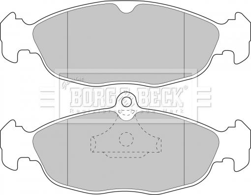 Borg & Beck BBP1791 - Brake Pad Set, disc brake autospares.lv