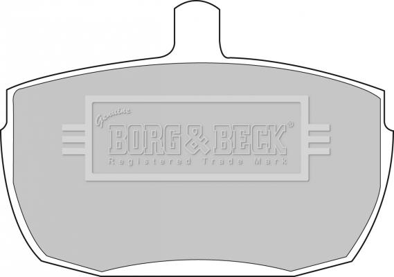 Borg & Beck BBP1422 - Brake Pad Set, disc brake autospares.lv