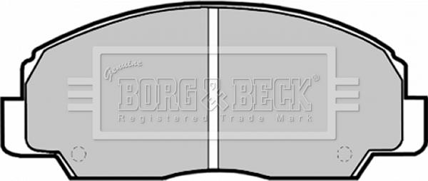 Borg & Beck BBP1592 - Brake Pad Set, disc brake autospares.lv
