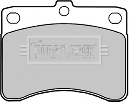 Borg & Beck BBP1547 - Brake Pad Set, disc brake autospares.lv