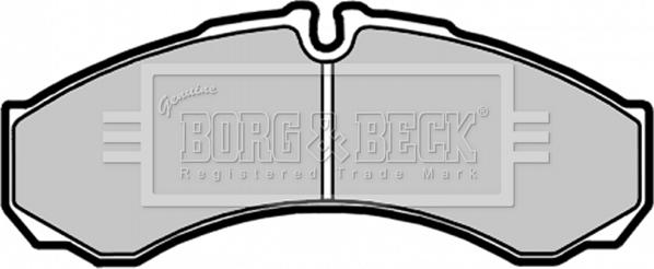 Borg & Beck BBP1554 - Brake Pad Set, disc brake autospares.lv