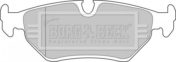Borg & Beck BBP1556 - Brake Pad Set, disc brake autospares.lv