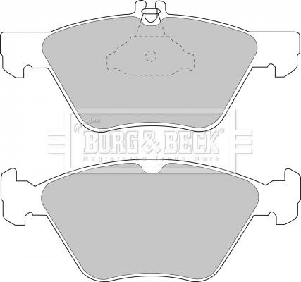 Borg & Beck BBP1564 - Brake Pad Set, disc brake autospares.lv