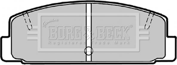 Borg & Beck BBP1506 - Brake Pad Set, disc brake autospares.lv