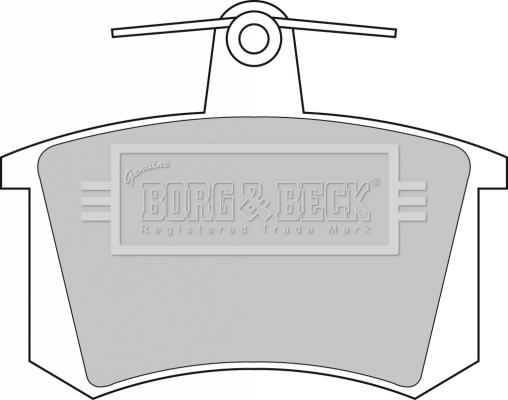 Borg & Beck BBP1503 - Brake Pad Set, disc brake autospares.lv
