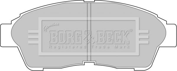 Borg & Beck BBP1502 - Brake Pad Set, disc brake autospares.lv