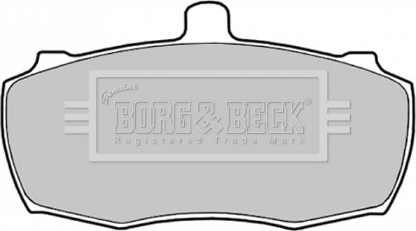 Borg & Beck BBP1519 - Brake Pad Set, disc brake autospares.lv