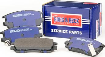 Borg & Beck BBP1582 - Brake Pad Set, disc brake autospares.lv