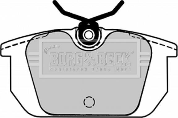 Borg & Beck BBP1534 - Brake Pad Set, disc brake autospares.lv