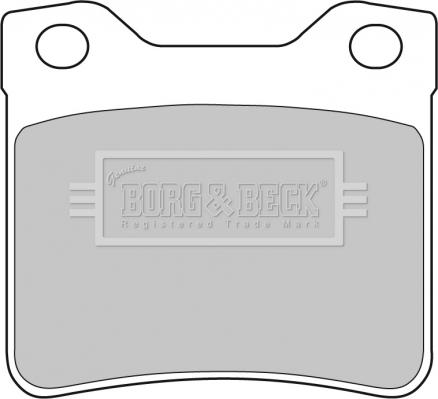 Borg & Beck BBP1537 - Brake Pad Set, disc brake autospares.lv