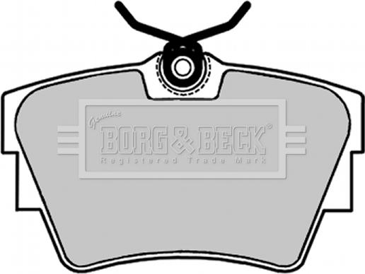 Borg & Beck BBP1693 - Brake Pad Set, disc brake autospares.lv