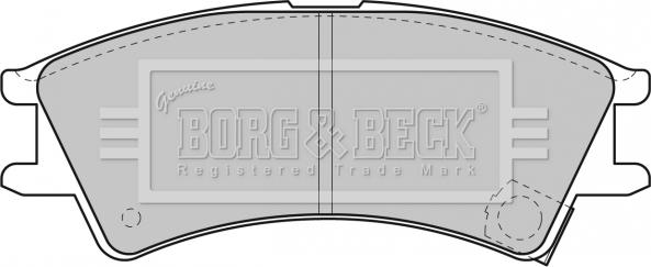 Borg & Beck BBP1659 - Brake Pad Set, disc brake autospares.lv