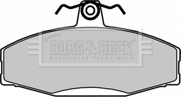 Borg & Beck BBP1604 - Brake Pad Set, disc brake autospares.lv