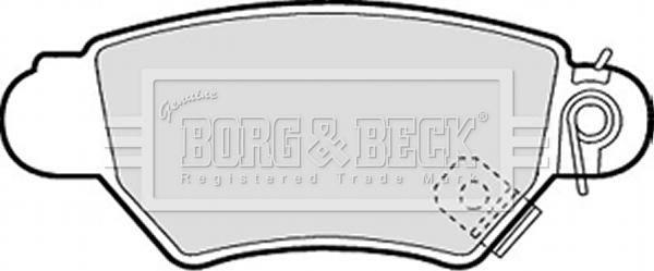 Borg & Beck BBP1688 - Brake Pad Set, disc brake autospares.lv