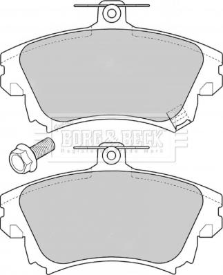 Borg & Beck BBP1639 - Brake Pad Set, disc brake autospares.lv