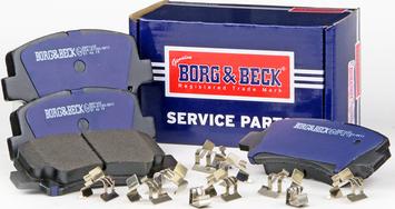 Borg & Beck BBP1632 - Brake Pad Set, disc brake autospares.lv