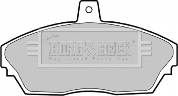 Borg & Beck BBP1629 - Brake Pad Set, disc brake autospares.lv