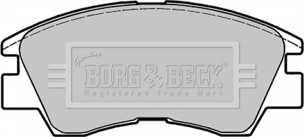 Borg & Beck BBP1671 - Brake Pad Set, disc brake autospares.lv