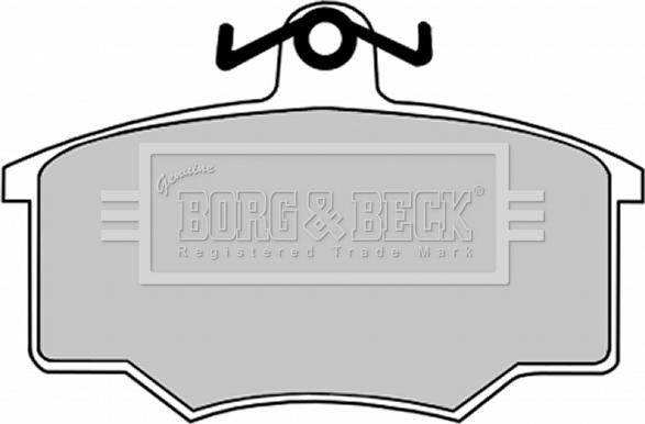 Borg & Beck BBP1049 - Brake Pad Set, disc brake autospares.lv