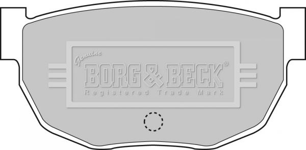 Borg & Beck BBP1046 - Brake Pad Set, disc brake autospares.lv