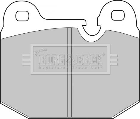 Borg & Beck BBP1043 - Brake Pad Set, disc brake autospares.lv