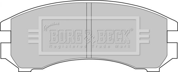 Borg & Beck BBP1051 - Brake Pad Set, disc brake autospares.lv