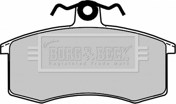 Borg & Beck BBP1053 - Brake Pad Set, disc brake autospares.lv