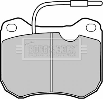 Borg & Beck BBP1064 - Brake Pad Set, disc brake autospares.lv