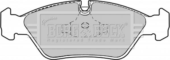 Borg & Beck BBP1067 - Brake Pad Set, disc brake autospares.lv