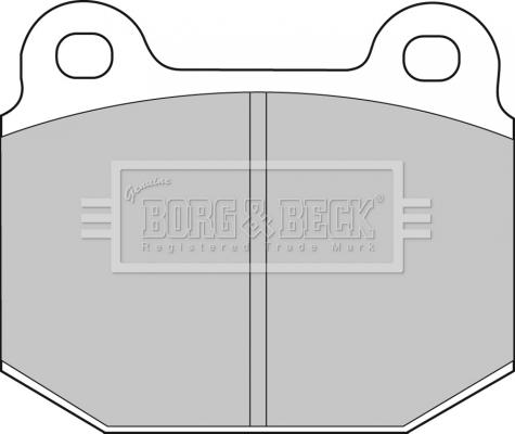 Borg & Beck BBP1005 - Brake Pad Set, disc brake autospares.lv