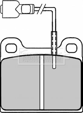 ATE 13.0460-4838.2 - Brake Pad Set, disc brake autospares.lv