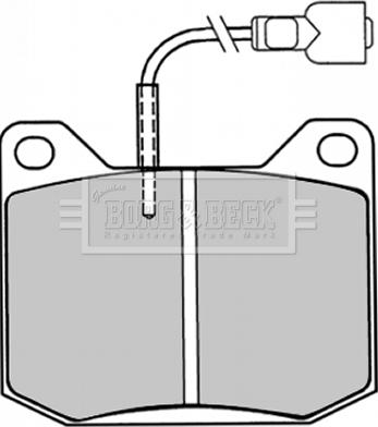 ATE 27.0460-0802.2 - Brake Pad Set, disc brake autospares.lv